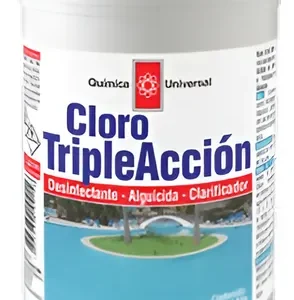 Cloro Triple Accion Pote 1kg Quimica Universal